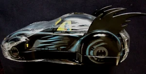 Batmobile Tin with Bat Shaped Candy Unopened Batman & Robin Warner Bros. - Picture 1 of 5