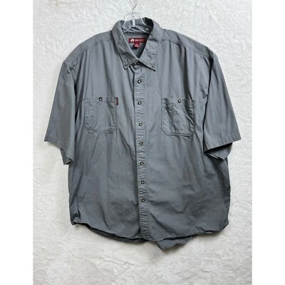 DRI DUCK Button Down Shirt Short Sleeve Work Utility Casual 4XL - Image 1 of 4
