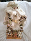 Grandeur Noel 2000 Collector's Edition 16" Fabric Santa Kris Kringle Toys Bears