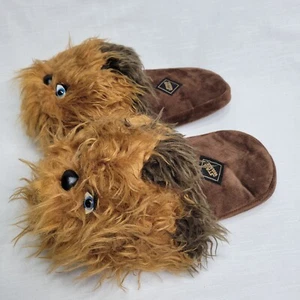 Star Wars Mens Chewbacca Brown Wookie Slippers Size Large (10/11) Bioworld - Picture 1 of 7
