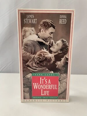 Its a Wonderful Life VHS 1993 Original Uncut Version Factory Sealed Brand New - Image 1 of 4
