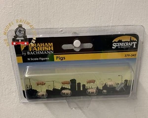 Graham Farish N 379-342 N Scale Pigs - Picture 1 of 1