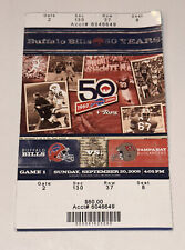 9/20/09 Bills Bucs Buccaneers Ralph Wilson Stadium NFL Ticket Stub Owens TD