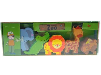 Barbo Toys Mein kleiner Zoo Holzspielzeug Wildtieren Tieren #5002788
