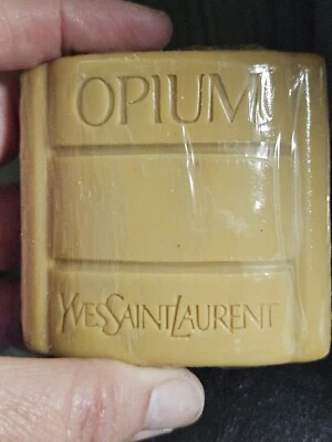 Jabón perfumado de opio vintage Yves Saint Laurent 3,5 oz/100 g sellado en estuche Foto 1 de 4