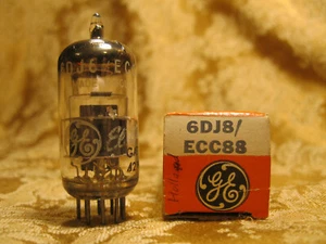 Vintage Single NOS NIB GE 6DJ8 ECC88 Vacuum Tube Phillips Heerlen Holland 1963  - Picture 1 of 1