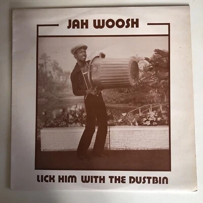 Jah Woosh - LICK HIM WITH THE DUSTBIN , LP, (Vinyl) 1977 - VG/VG - Image 1 of 4