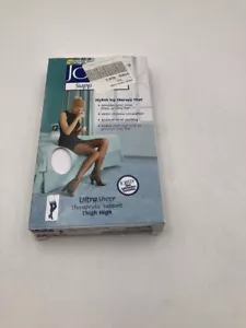 JOBST UltraSheer, Thigh Classic Black 8-15 mmHg New - Picture 1 of 6