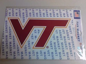 NCAA VIRGINIA TECH MAGNET 14 1/2" X 7 1/2" BRAND NEW NICE TAILGATING! - Picture 1 of 1
