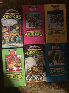 TMNT Animated Series VHS tape lot - Picture 1 of 2