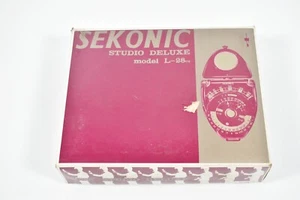 Vintage Sekonic Studio Deluxe Model L-28c2 Original Package Storage Display Prop - Picture 1 of 6
