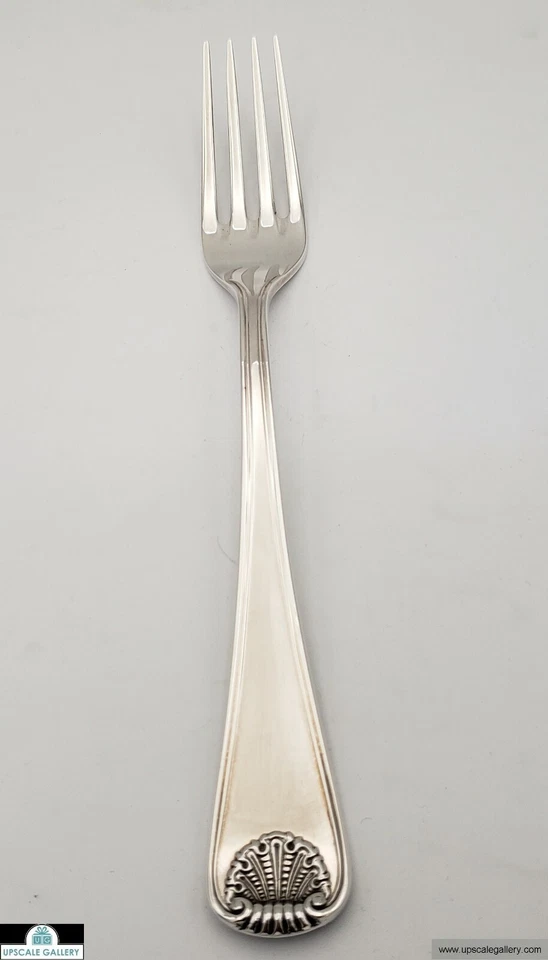 Tenedor de cena de plata esterlina Calegaro Italia Conchiglia 8" *NUEVO*  Foto 1 de 1