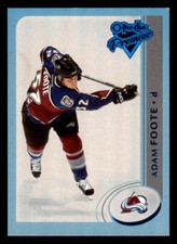 2002-03 O-Pee-Chee Premier Blue #78 Adam Foote /500