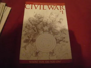 CIVIL WAR #1 Michael Turner Sketch Variant - Marvel Comics 2006 NM- - Photo 1/1