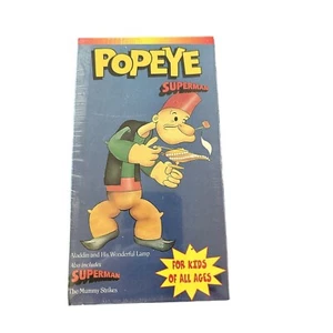 Popeye & Superman VHS Video - Aladdin And His Wonderful Lamp / The Mummy Strikes - Bild 1 von 2