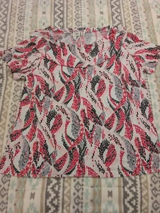 CATO Pink multicolor sleeveless Top blouse size 22/24W (3XL) - Picture 1 of 10