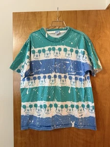 Disney Figur Moden Vintage Mickey Mouse Gesichter Batik T-Shirt Tyler Joseph - Bild 1 von 17
