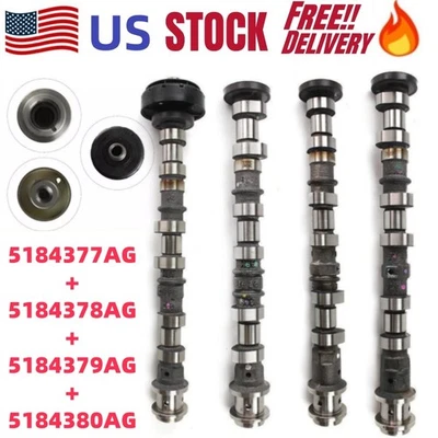 4* Intake & Exhaust Cam Camshaft 5184377AG For Chrysler 300 Jeep 3.6L Pentastar Foto 1 de 4