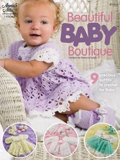 Beautiful Baby Boutique: crochet patterns for lacy baby dresses,sweaters 3-12 mo - Image 1 of 4