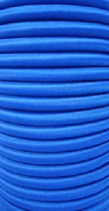 2 m Expanderseil blau Gummiseil 6mm Anhängernetz - Picture 1 of 1