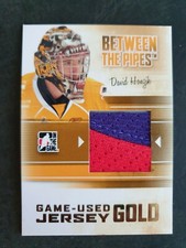 2010-11 Between The Pipes Jerseys Gold #M11 David Honzik (2CLR) #ed/10