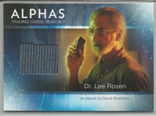 ALPHAS Season 1 David Strathaim  Wardrobe / Relic Trading Card M7  Syfy