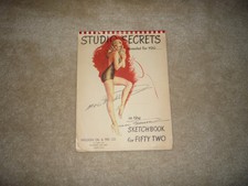 Vintage Pin-Up calendar by mac Pherson  Sketchbook for Fifty Two