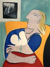 Pablo Picasso, Woman in Yellow Chair, Hand Signed Lithograph