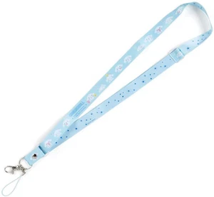 Sanrio Cinnamoroll Dog Blue Lanyard Neck Strap Keychain Badge Card Holder JAPAN - Picture 1 of 2