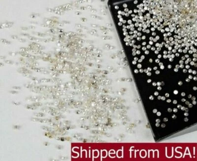 Natural Loose Diamond 25 pcs Round Cut I-J White Color I2-I3 Clarity 1.10MM - Image 1 of 4