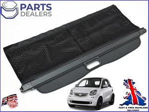 FOR SMART FORTWO C453 2014-2022 PARCEL SHELF BOOT LOAD TONNEAU COVER BLACK NEW - Picture 1 of 11