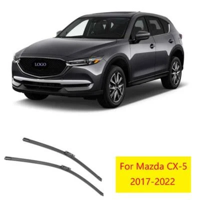 Fit For Mazda CX-5 CX5 2017-2022 New Set OEM Front Window Rain Snow Wiper 2pcs - Image 1 of 4