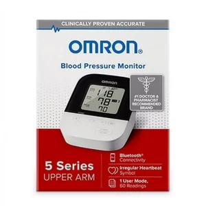 OMRON 5 SERIES BP7250 UPPER ARM BLOOD PRESSURE MONITOR - Picture 1 of 2