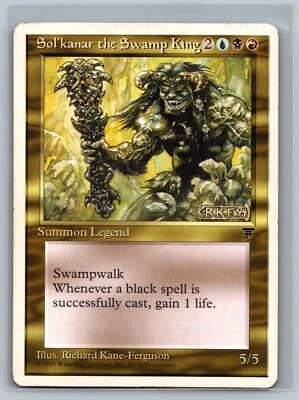 Magic The Gathering Chronicles Sol'kanar the Swamp King MTG TCG CCG - Image 1 of 2