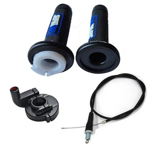 Twist Throttle Accelerator Handle Grips and Cable Set for CRF50 CRF70 XR50R - Picture 1 of 2