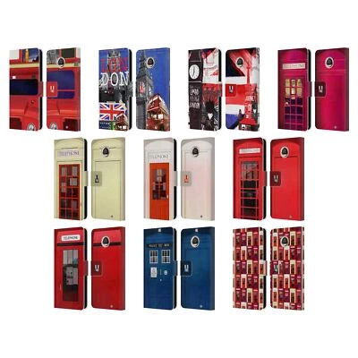 HEAD CASE DESIGNS I LOVE LONDON LEATHER BOOK WALLET CASE FOR MOTOROLA PHONES - Image 1 of 4