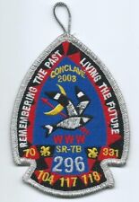 SR-7B 2003 Conclave Delegate Patch With Loop, Nayawin Rar Lodge 296 Host