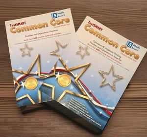 TESTSMART COMMON CORE STUDENT WORK TEXT GRADE 5 BOOK 1 & BOOK 2 - Picture 1 of 5