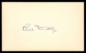 Bill Dickey Baseball Signed Auto Autograph 3 x 5 Index Card No COA *d3 - Picture 1 of 2