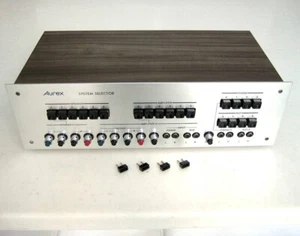Aurex system Audio selector modern wood grain Rare Vintage Fully serviced F/S - Picture 1 of 9