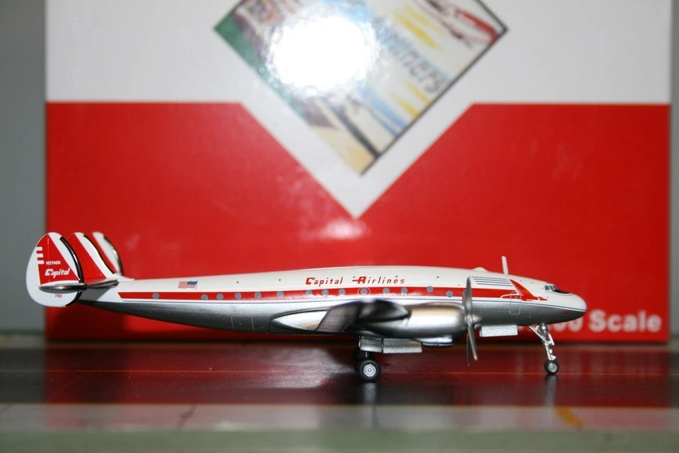 Western Models/Aeroclassics 1:200 Capital Airlines L-749 N2740A (WM211101) - Image 1 of 4