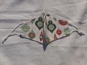 Weihnachtsschmuck Gesichtsmaske für Erwachsene / Handarbeit / wiederverwendbar / waschbar - Bild 1 von 4
