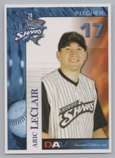 Aric LeClair 2007 DAV Camden Riversharks Atlantic League Baseball Card