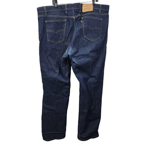 Vintage Levi's 505 Jean Orange Tab Mens 46x30 Dark Denim 80s USA Made 20505 0217 - Picture 1 of 24