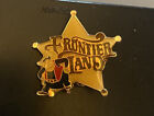 Walt Disney Productions Frontier Land Pin Sheriff Star/Outlaw Pete NOS