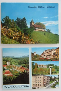 SLOWENIEN Postkarten Lot 2 x Rogaška Slatina Ansichtskarten ungelauf. Postcards - Picture 1 of 2