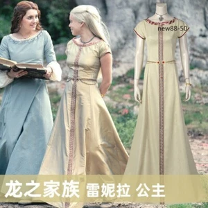 House of the Dragon Rhaenyra Targaryen Cosplay Costume Outfit Dress Women Set - Picture 1 of 12