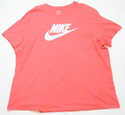 3Xl Nike Swoosh Red White Short Sleeve Cotton Man's Graphic Tee T-Shirt Top Bb39