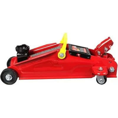 Red 2 Ton 4000 lb Hydraulic Trolley Floor Jack Steel Portable Carrying Case Foto 1 de 4
