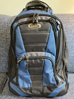 Protege Sport 21" Rolling Travel Carry-On Luggage Backpack W/Telescopic Handle - Image 1 of 4
